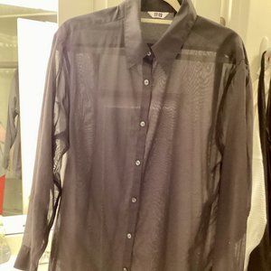 Uniglo Sheer LS Button Down